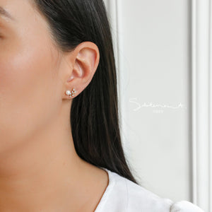 Crystal Leaf Earrings