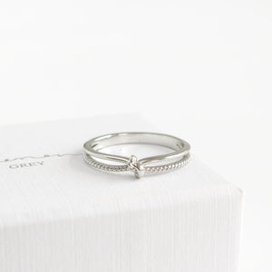 Beaded Knot Ring