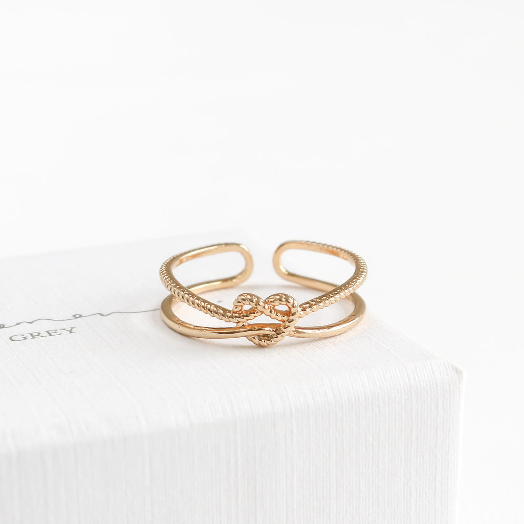 Heart Knot Ring