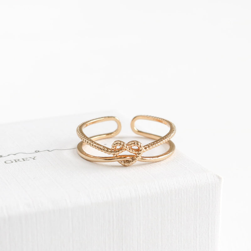 Heart Knot Ring
