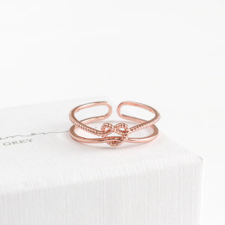 Heart Knot Ring