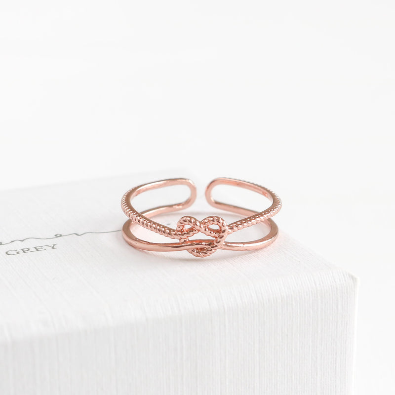 Heart Knot Ring