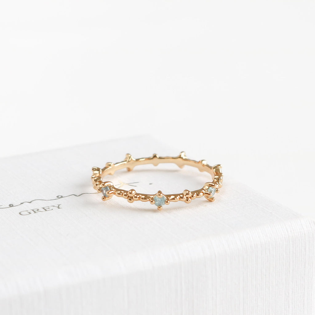 Ariel Blue Station Ring