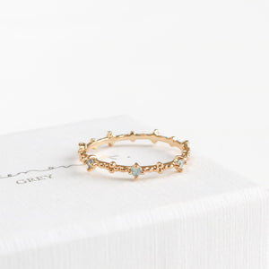 Ariel Blue Station Ring