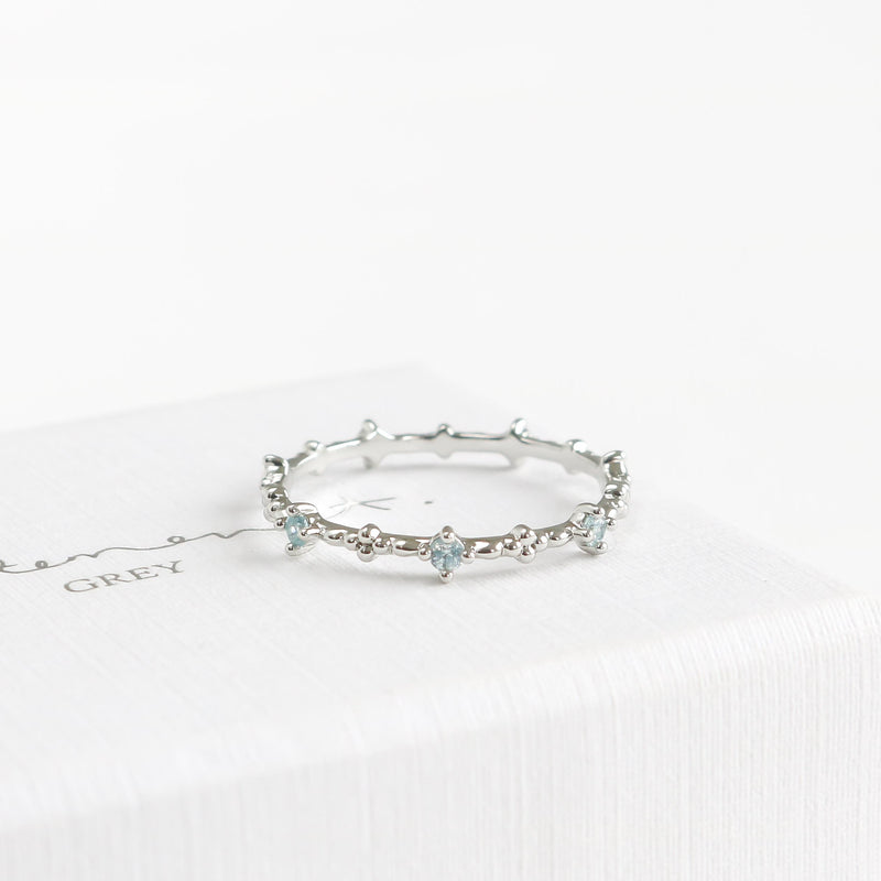 Ariel Blue Station Ring