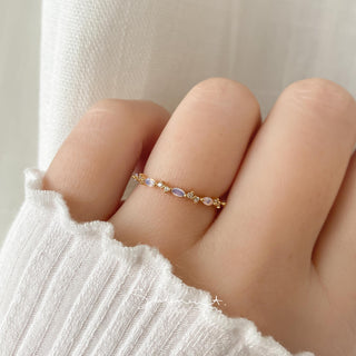Martha Marquise Half Eternity Ring