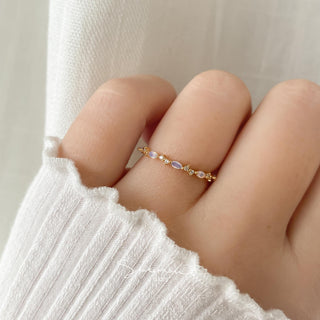 Martha Marquise Half Eternity Ring