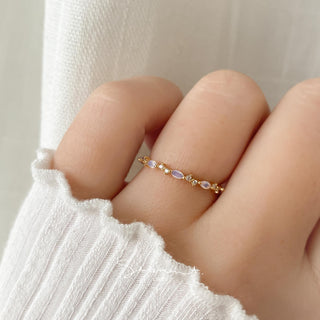 Martha Marquise Half Eternity Ring