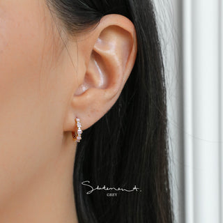 Candy Gem Huggie Earrings