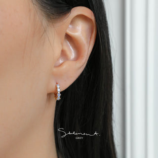 Candy Gem Huggie Earrings
