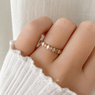 Ovie Half Eternity Ring