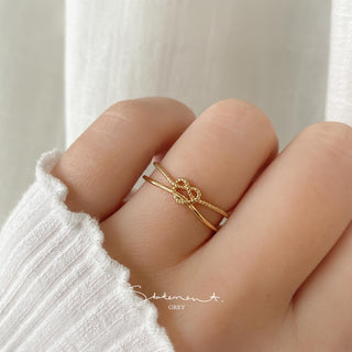 Heart Knot Ring
