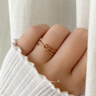 Heart Knot Ring