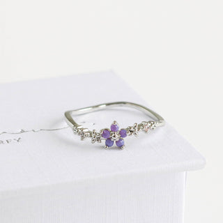 Periwinkle Blossom Ring