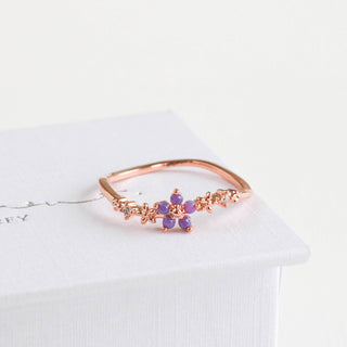 Periwinkle Blossom Ring