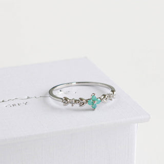 Jade Vine Blossom Ring