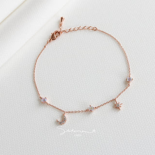 Celestial Moon Star Bracelet