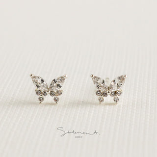 Autumn Butterfly Earrings - Sterling Silver