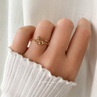 Annie Blossom Butterfly Ring