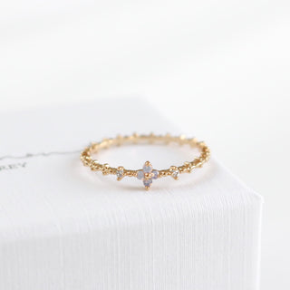 Lilac Pink Blossom Ring