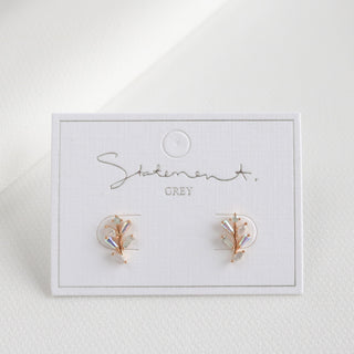 Iredescent Twig Earrings