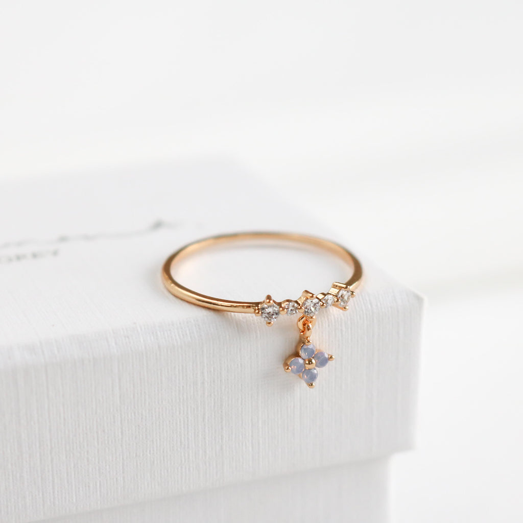 Forget-Me-Not Blossom Ring