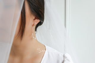 Pearl Branch Drop Earrings