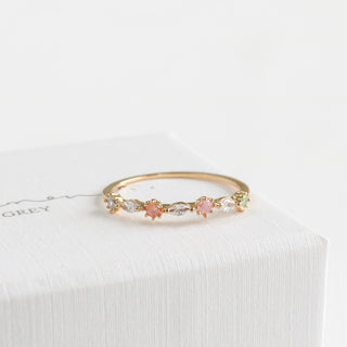 Rachel Marquise Half Eternity Ring