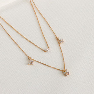 Flutter Pearl Butterfly Necklace