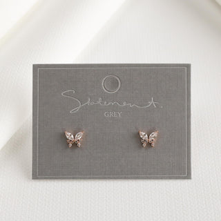 Autumn Butterfly Earrings - Sterling Silver
