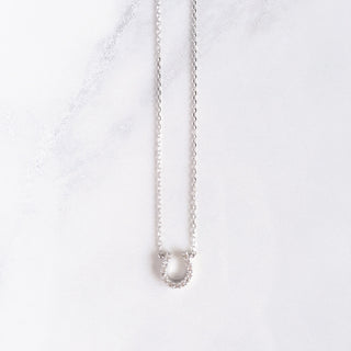 Horseshoe Necklace - Sterling Silver