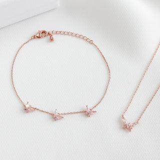 Iridescent Butterfly Necklace