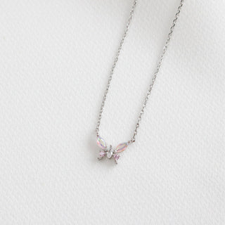 Iridescent Butterfly Necklace