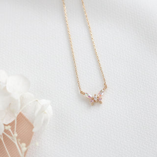 Iridescent Butterfly Necklace