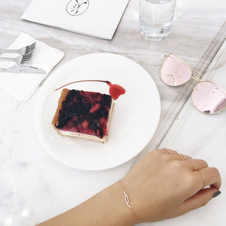 Yves Ring - Sterling Silver (Rose Gold)l