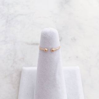 Parallel Ball Midi Ring