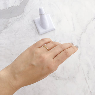 Round Crystal Crown Ring