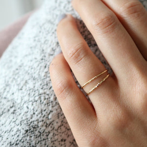 Yves Ring - Sterling Silver (Gold)