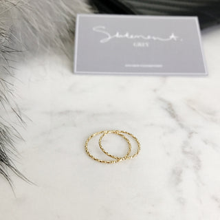 Yves Ring - Sterling Silver (Gold)