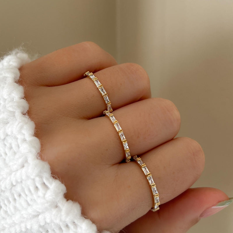 Slim Baguette Eternity Ring