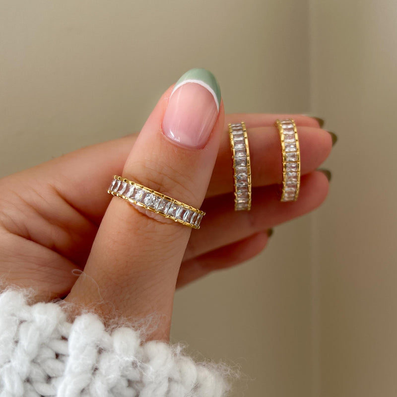 Bold Baguette Eternity Ring