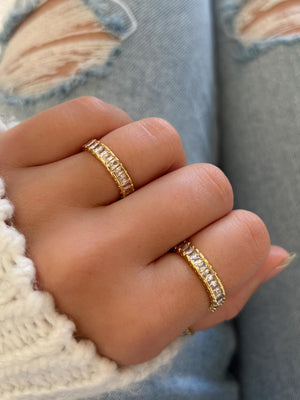 Bold Baguette Eternity Ring