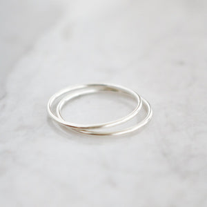 Fin Ring - Sterling Silver (Silver)