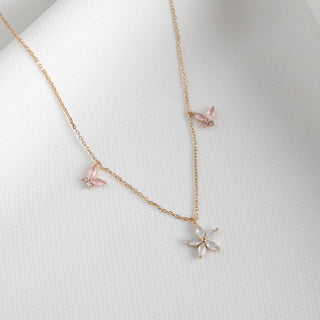 Flora Butterfly Necklace