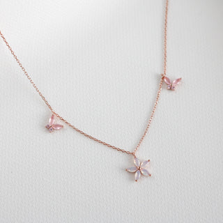 Flora Butterfly Necklace