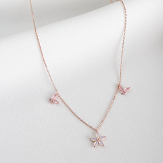 Flora Butterfly Necklace