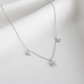 Flora Butterfly Necklace